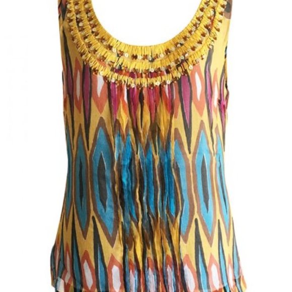 NWOT Tory Burch Sleeveless Top- Formal Top Size 4 - Picture 1 of 10